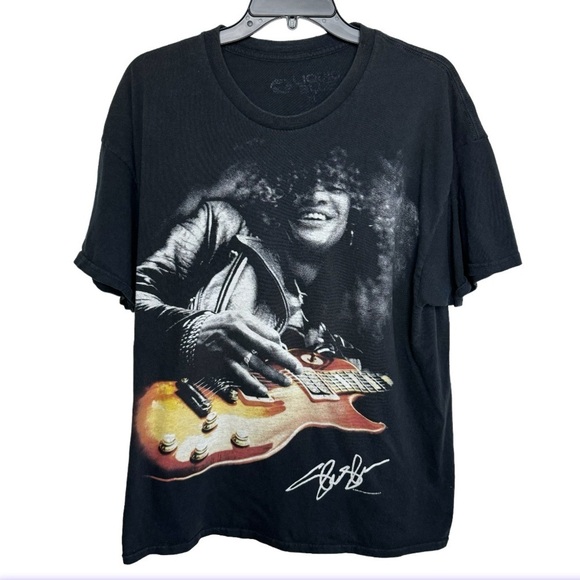 Dik Hayd Liquid Blue Black Band Tee Sz XL Guitar Rock & Roll 2004 - Picture 1 of 7